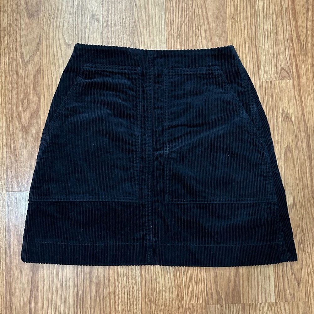 UNIQLO Dark Blue Corduroy Skirt